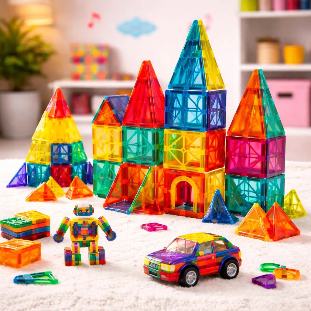 Magnetic Tiles STEM Building Set